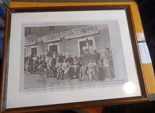 Stampa Vintage Epoca Bar I Cacciatori Sestola Inquadrata