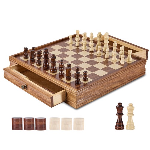 Vevor set scacchi legno - scacchi, in