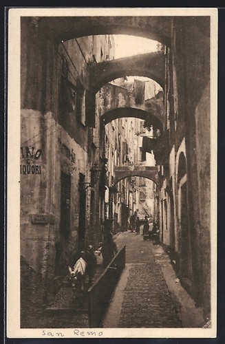 Cartolina sanremo città - cartolina,