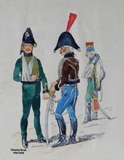 Charles Brun DISEGNO Militaria
