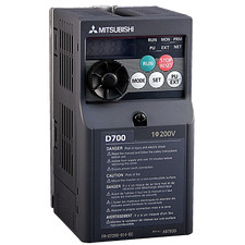 Inverter vettoriale MITSUBISHI per motore 2,2 kw 1x200-240v 3HP in 10A