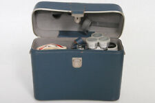 Macchina fotografica Eumig C3 M Regular 8 - pannelli in pelle blu - articolo da esposizione vintage