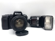 Nikon N90S F90X fotocamera pellicola e obiettivo Nikkor 35-105 mm f/3.5-4.5 AF e flash SB-26