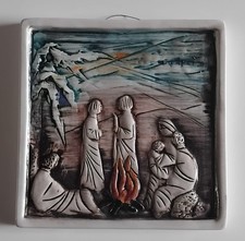 PIASTRELLA IN CERAMICA NATIVITA' IBIS CUNARDO