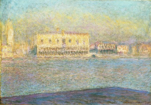 Monet palazzo ducale visto - palazzo,