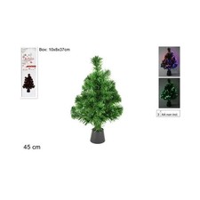 Albero di Natale con Fibra Ottica Altezza 42 cm DUE ESSE CHRISTMAS