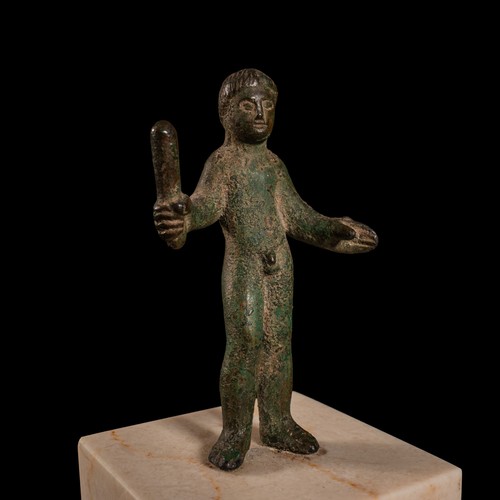 Statua etrusca bronzo di - in,