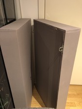 2 Pannelli Fonoassorbenti 124x64x15cm Bass Trap Trattamento Acustico Grigio