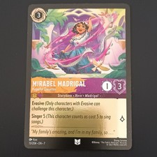 Disney Lorcana Missprint Mirabel Madrigal Hopeful Dreamer Holo Error Inglese