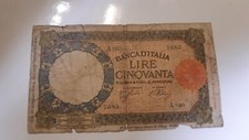 BANCONOTA LIRE 50 LUPETTA