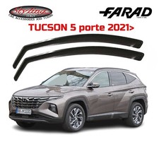DEFLETTORI HYUNDAI TUCSON (DAL 2021) 5 PORTE FARAD SET 2 ANTIVENTO FUME' 14216M