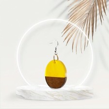 Orecchini Miele - gancio a