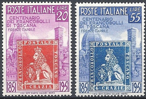 Italia 1951 llo di toscana - f.llo,