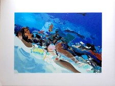 Renato Guerrini - Serigrafia materica originale, numerata e firmata