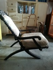 Poltrona liberty in lacca nera