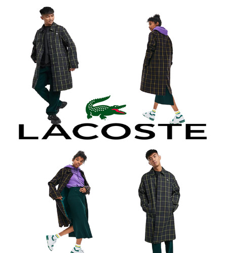Lacoste impermeabile lungo - -,