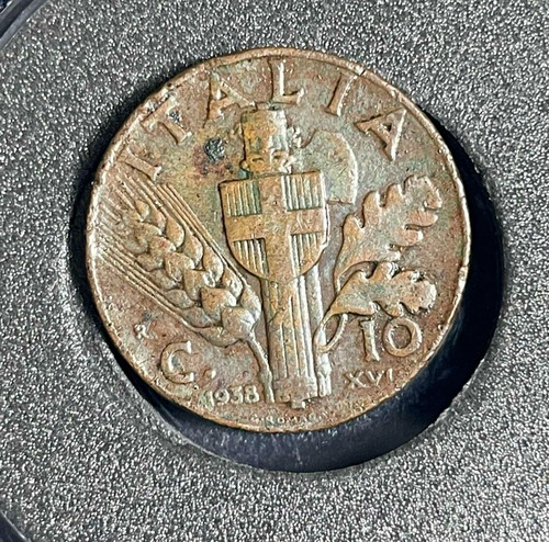 Centesimi italia 1938 - centesimi,, italia,