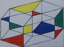 "Cubo 5" - 40 x 30 cm - 2026 -