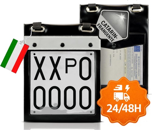 Porta targa prova - targa, universale