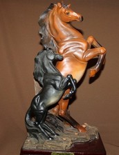 Statuetta di plastica cavalli