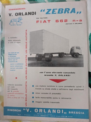 Brochure vintage orlandi - vintage, v.