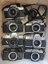 7x Minolta X-700 X-300 XG-M SRT-100X XG-9 SRT-MCII + obiettivi