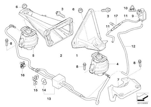 Coppia supporti motore - 2, .lato