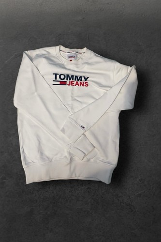 Felpa bianca tommy hilfiger - bianca,