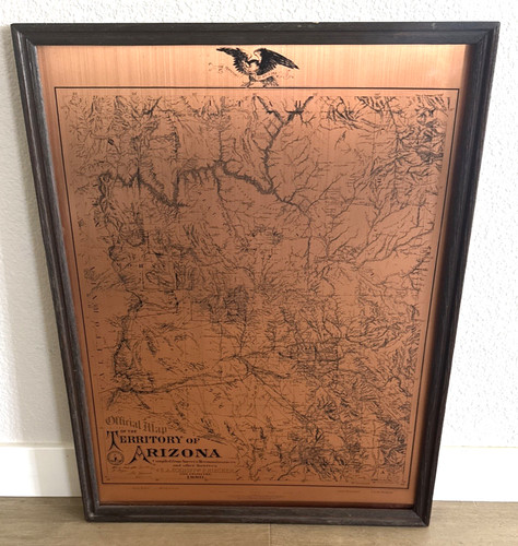 1880 territorio arizona mappa - territorio,