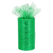 6" Nastro Tulle con Paillettes