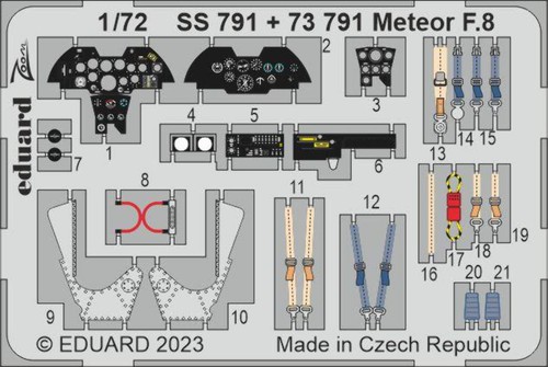 Eduard 73791 gloster - 73791, 1:72