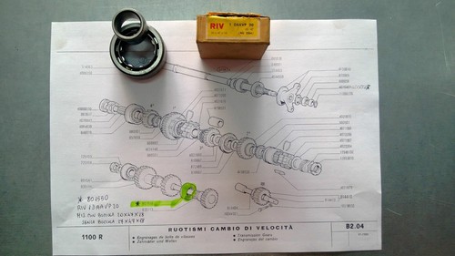 Cuscinetto cambio fiat 1100 - cambio,