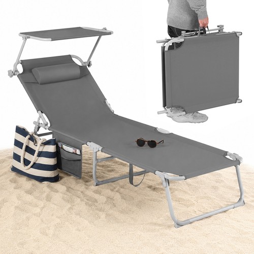 Lettino pieghevole spiaggia - pieghevole, da