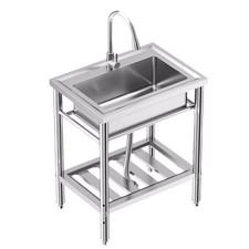 Lavabo utility in acciaio inox