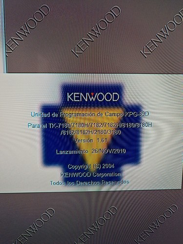 Kpg 89d software - kpg-89d, programacion