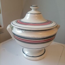 ANTICA ZUPPIERA IN TERRAGLIA EPOCA 800 CERAMICA VECCHIA MONDOVÌ MUSSO BESIO (?)