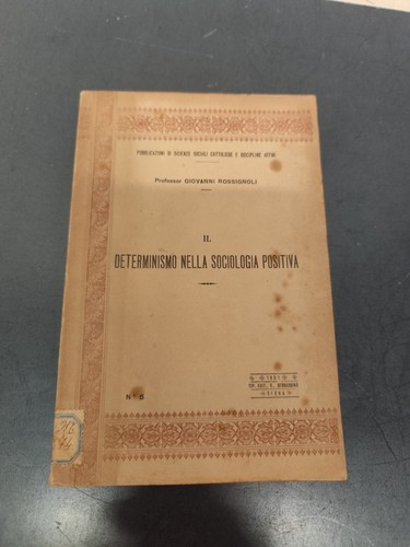 Libro determinismo nella - il,