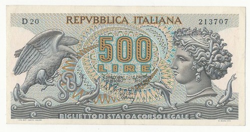 500 lire aretusa - 500,