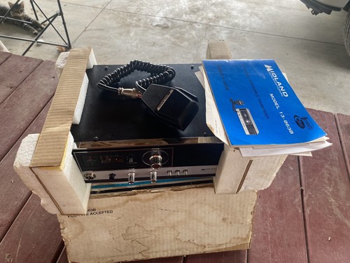 Vintage midland radio never - midland,
