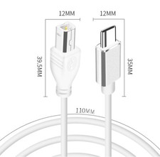 Adattatore USB tipo C maschio a USB B maschio per stampante scanner piano MIDI