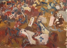 Dipinto a olio figurativo