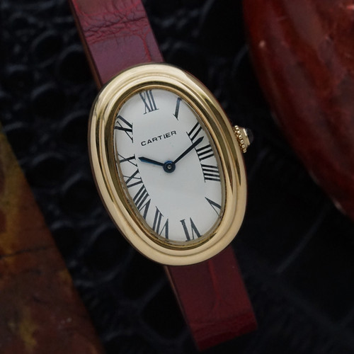 Cartier baignoire vintage oro - cartier,