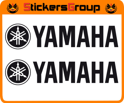 Coppia adesivi yamaha - yamaha, moto