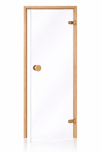 Porta sauna vetro trasparente