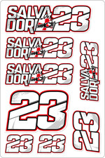 Luca Salvadori 23 moto adesivo