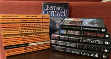 Bernard Cornwell Lot of 16 Paperback Hardback Sharpe's Series Sword Song