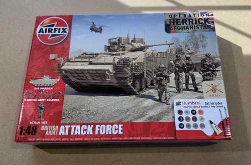Airfix warrior ifv model - 1/48,