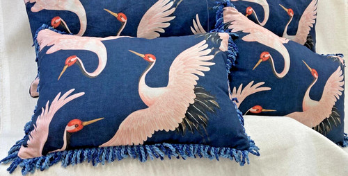 Cuscino con volant - , a