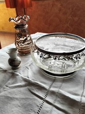 Fruttiera E Vasetto In Vetro