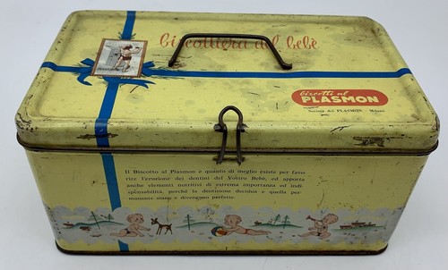 Scatola latta biscotteria - in,